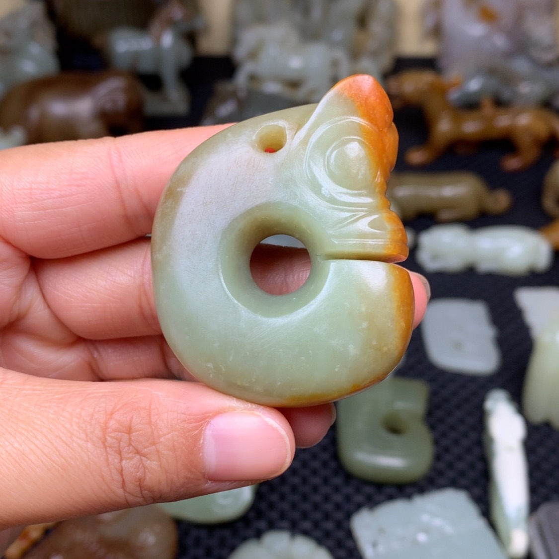 【闪购商品】和田玉挂件未镶嵌唐**兄