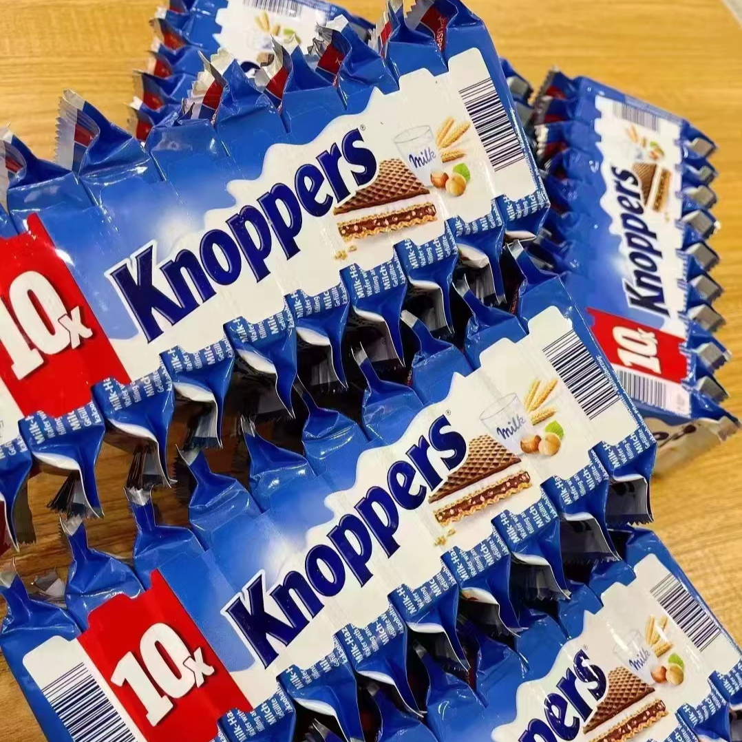 knoppers德国牛奶榛子威化/10包
