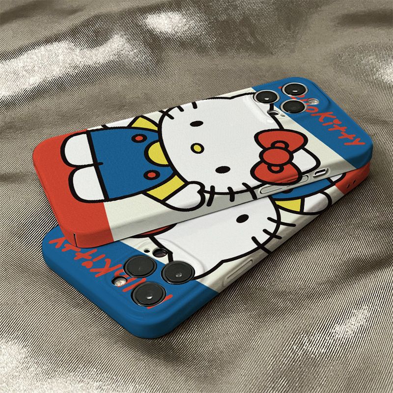 适用于iphone14promax苹果14手机壳11简约kt猫新款13/14pro菲林壳