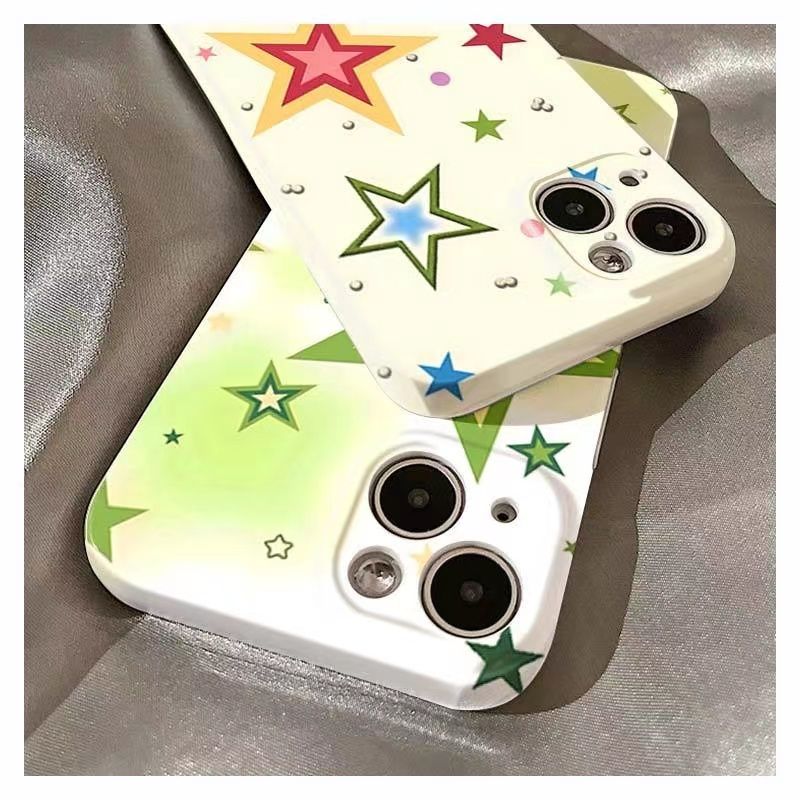 ins风辣妹星星苹果14Promax手机壳菲林壳iPhone11防摔13防菲林壳