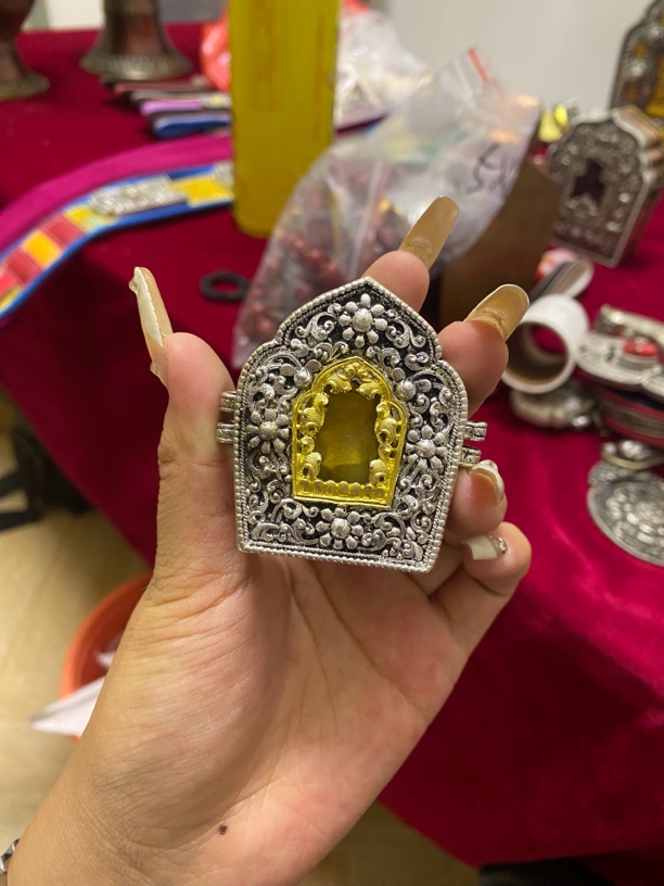 白铜镀银挂件男女同款