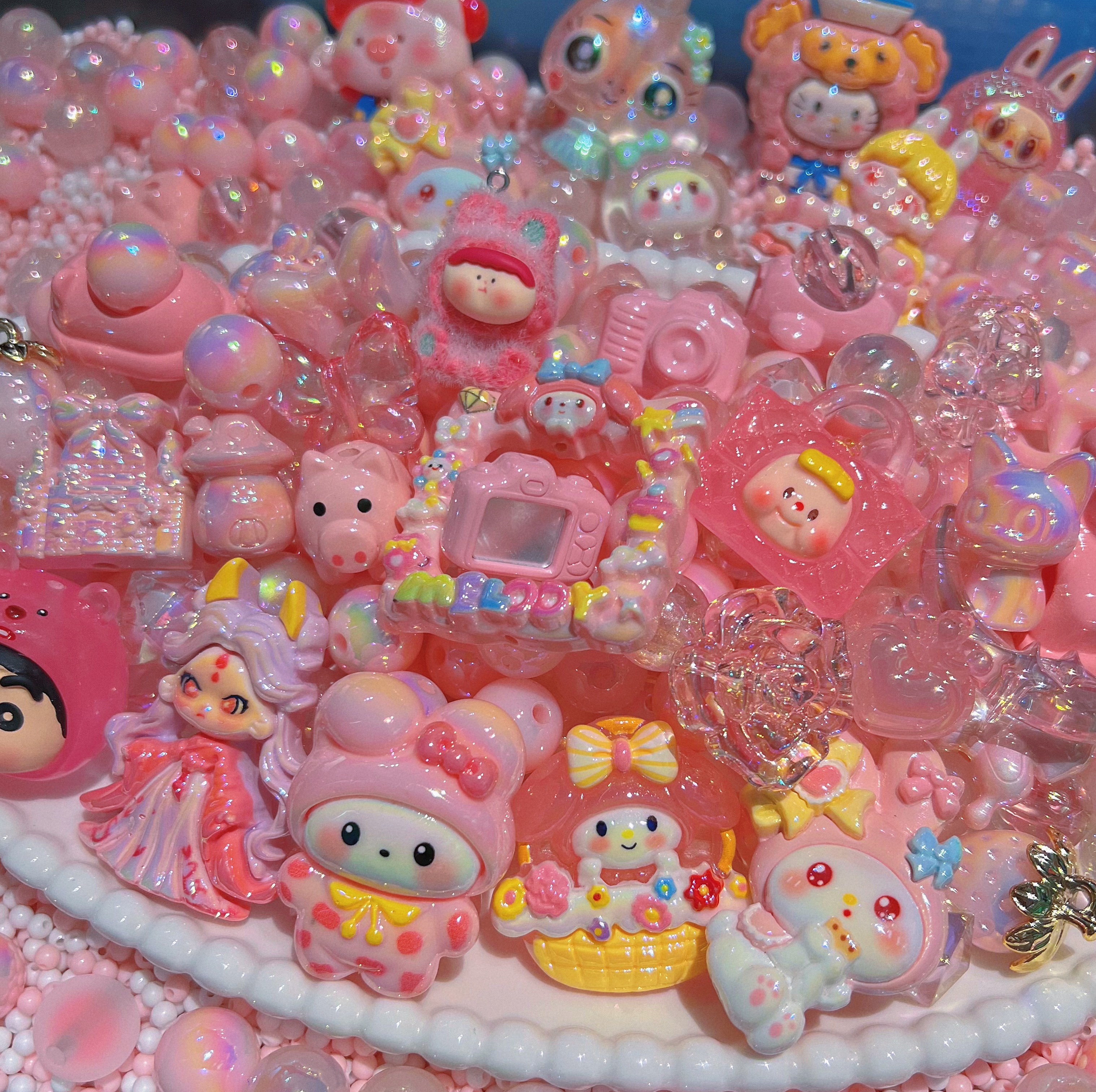 高货手工diy串珠彩绘珠尼泊尔珠大混