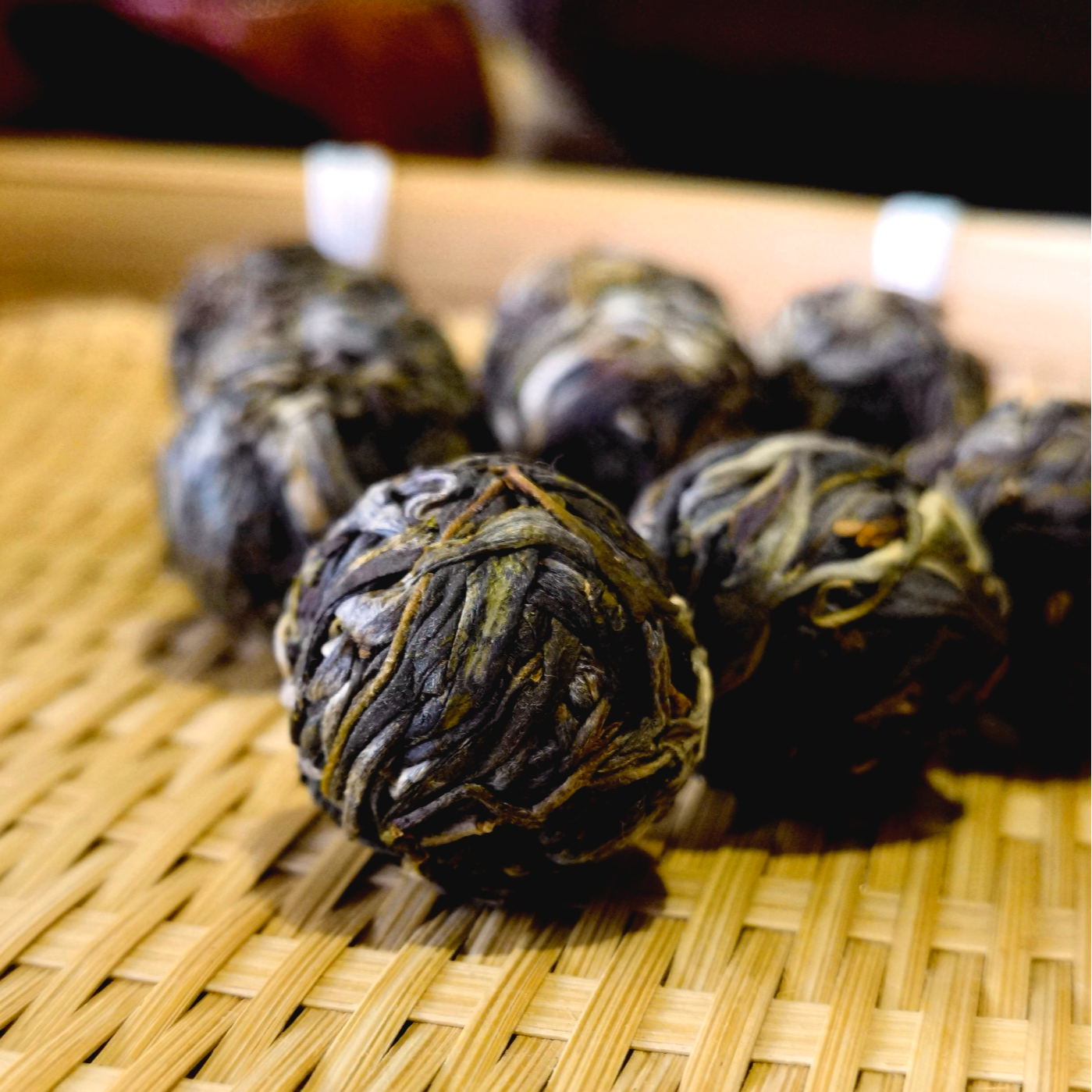 旿子茗2024年易武弯弓白茶园古树龙珠 头春纯料 5颗/份普洱茶生茶