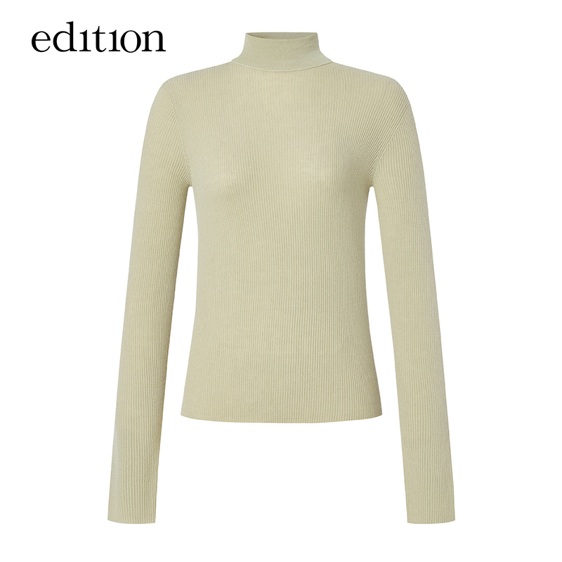 【商场同款】edition一体成型美丽诺羊毛羊绒衫热力感#EBB4SWT019