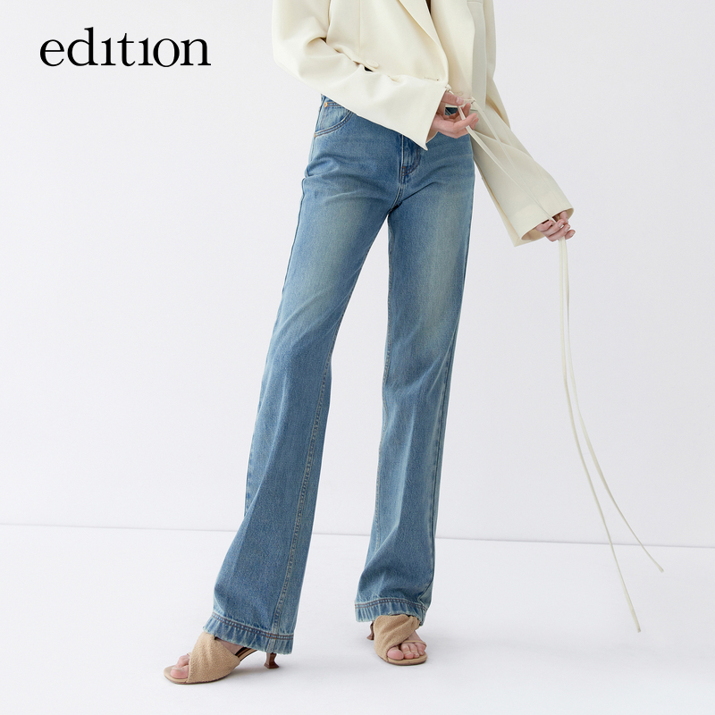 【赵老板专属】edition复古微喇土耳其棉牛仔裤老爹裤#EBD1JENT06