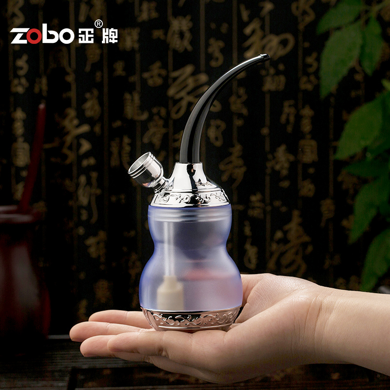 Zobo/正牌壶过滤焦油嘴创意可清洗便携套精美礼盒包装正品水金色