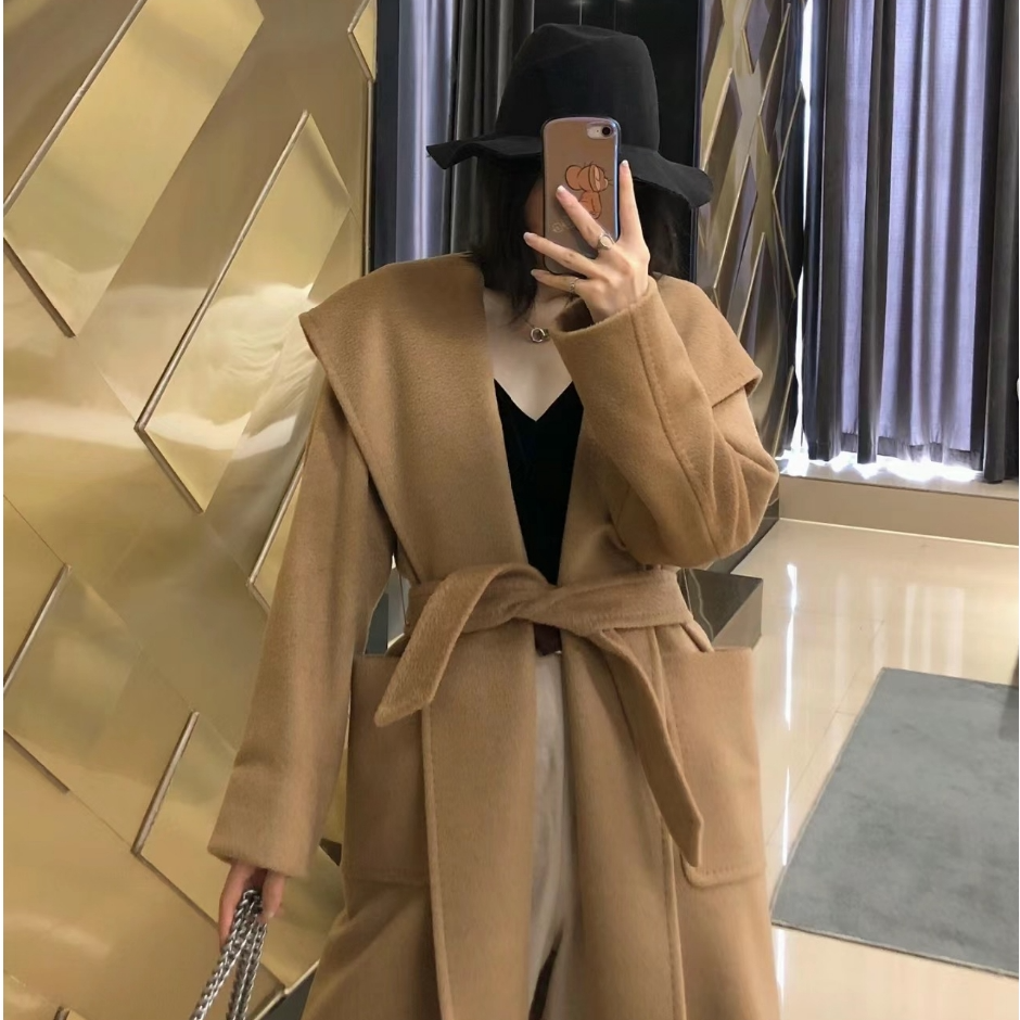 全新未使用 MaxMara 纯色 毛呢大衣 Rialto系列 38码 99新