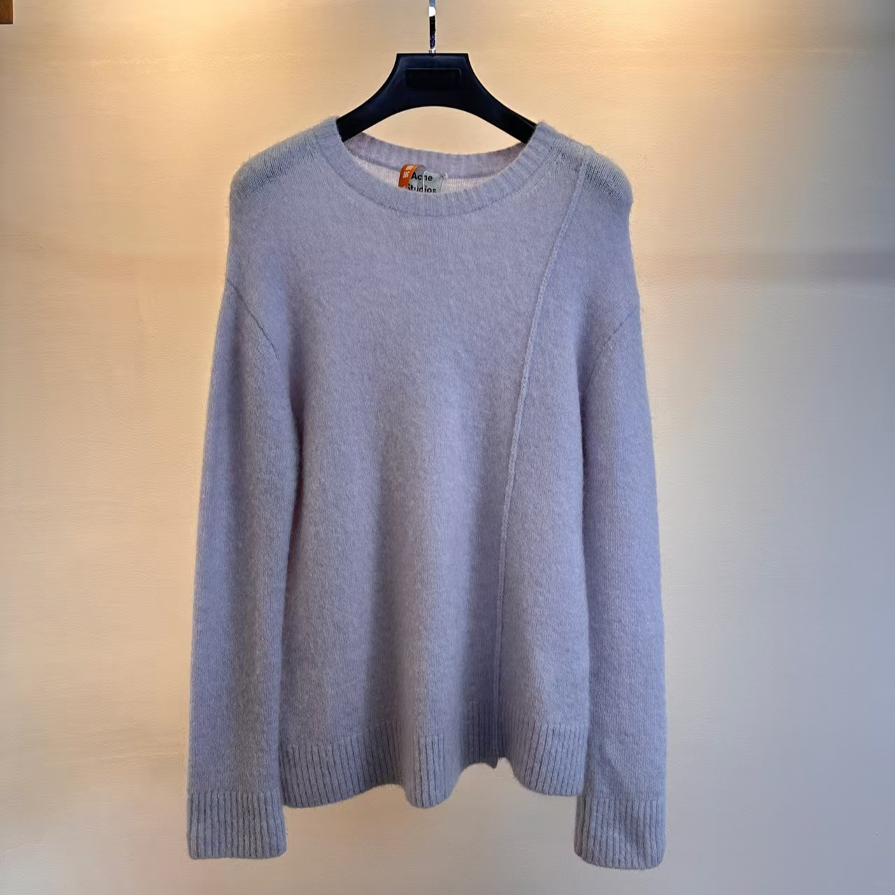 AcneStudios 紫色 圆领套头毛衣 M码 全新原吊牌