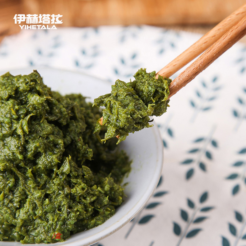 福聚昌呼伦贝尔野生韭菜花酱100g火锅蘸料味道偏咸
