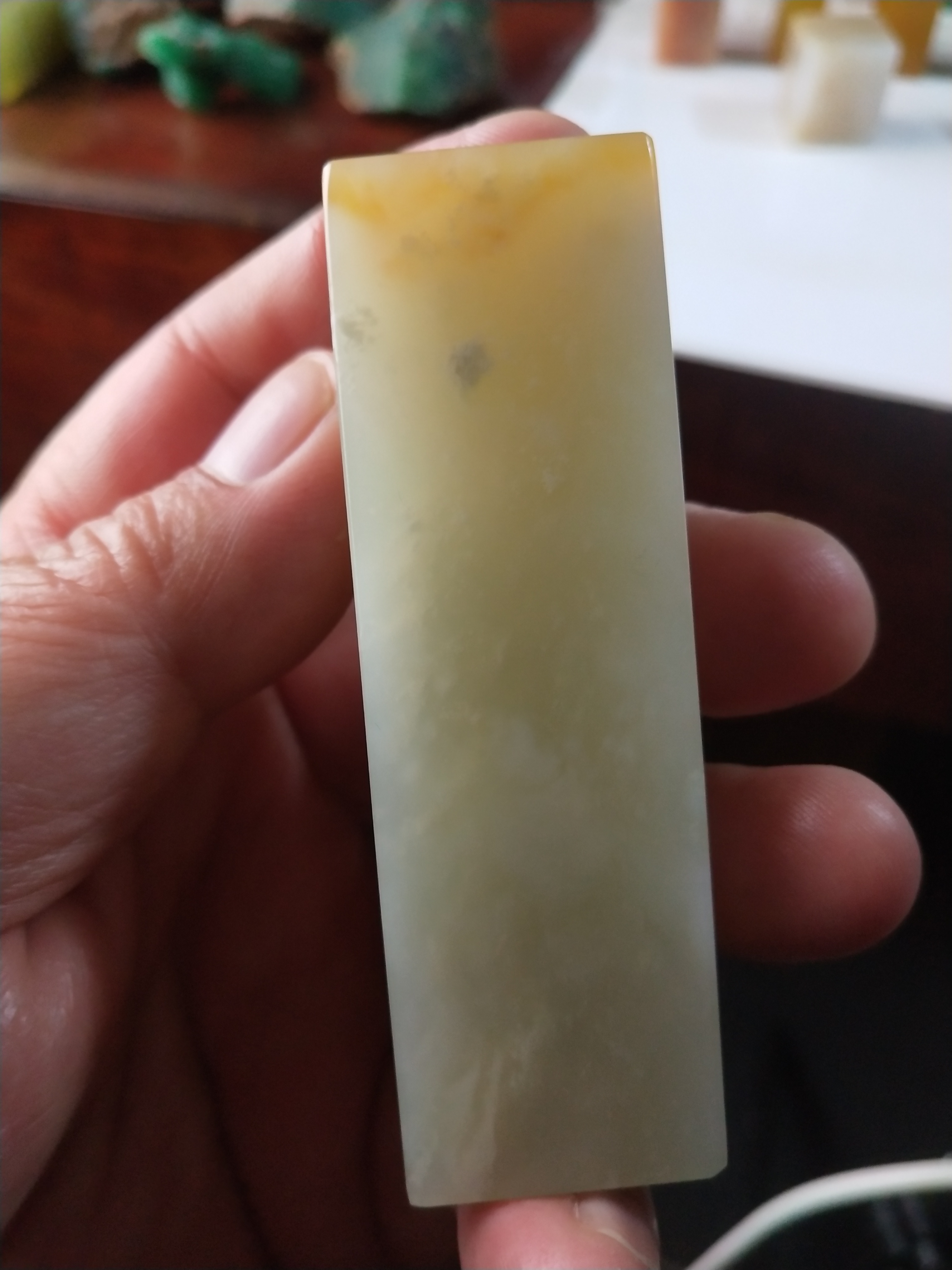 泰来石，荔枝体，石性稳定，结晶，尺寸2.5+2.5+8.0cm