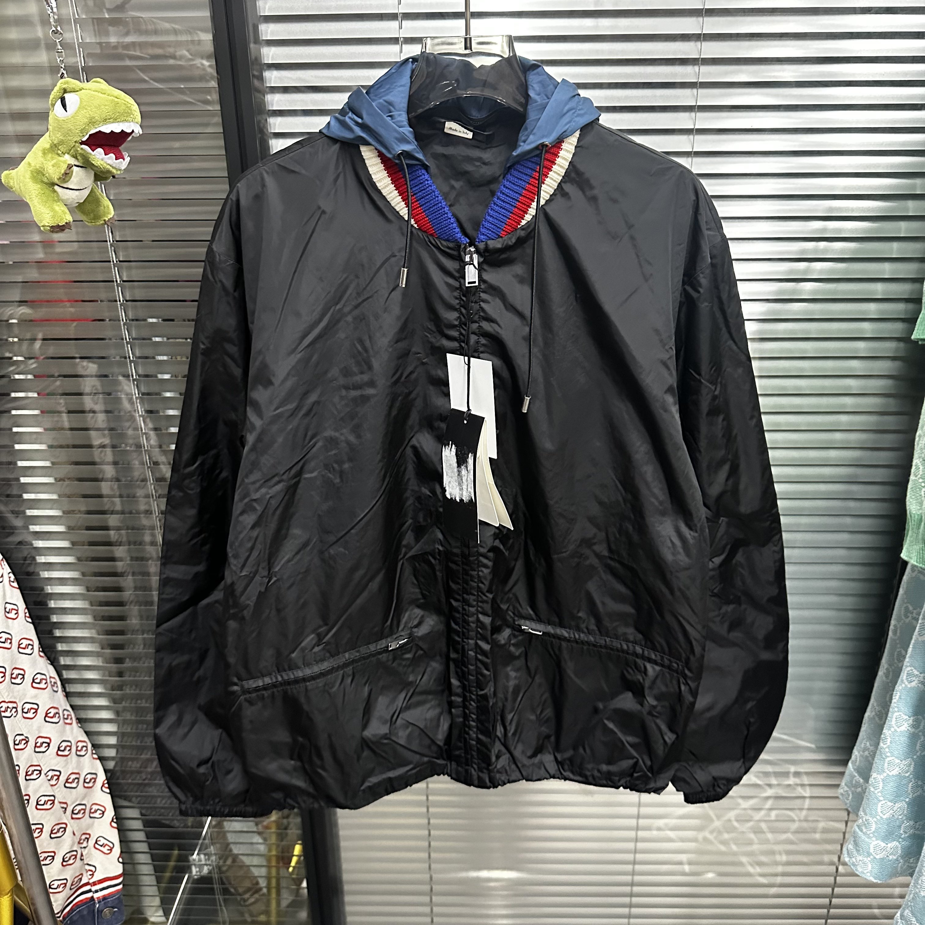 全新未使用 GUCCI/古驰 背后方块logo夹克外套/50码