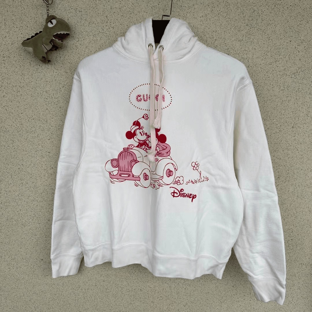 95新 GUCCI/古驰 米奇帽衫/xs码