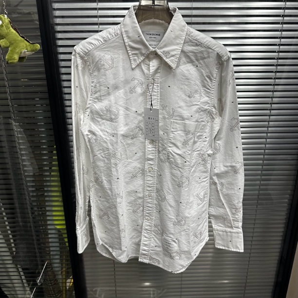 全新未使用 THOMBROWNE 原吊牌 船锚衬衫/2码 