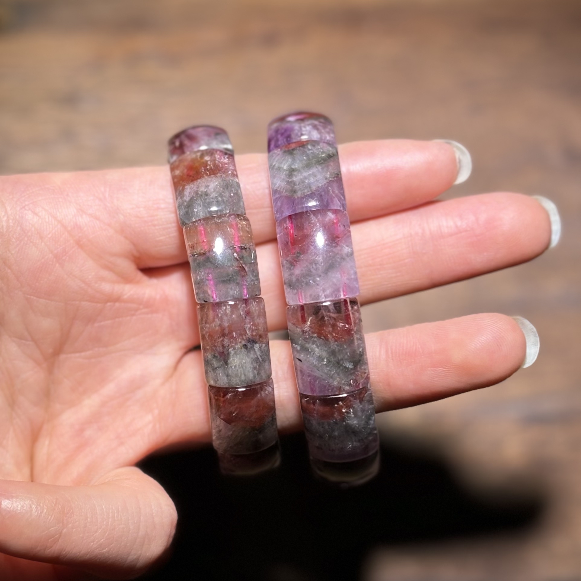 【缪老师严选】YY5091 极光手牌水晶手链 多样性发其一