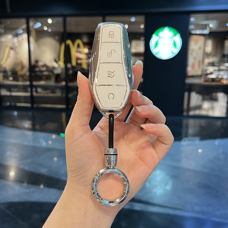 比亚迪汉钥匙套秦plusdmi宋pro宋l唐元驱逐舰05海鸥海豚海豹06扣