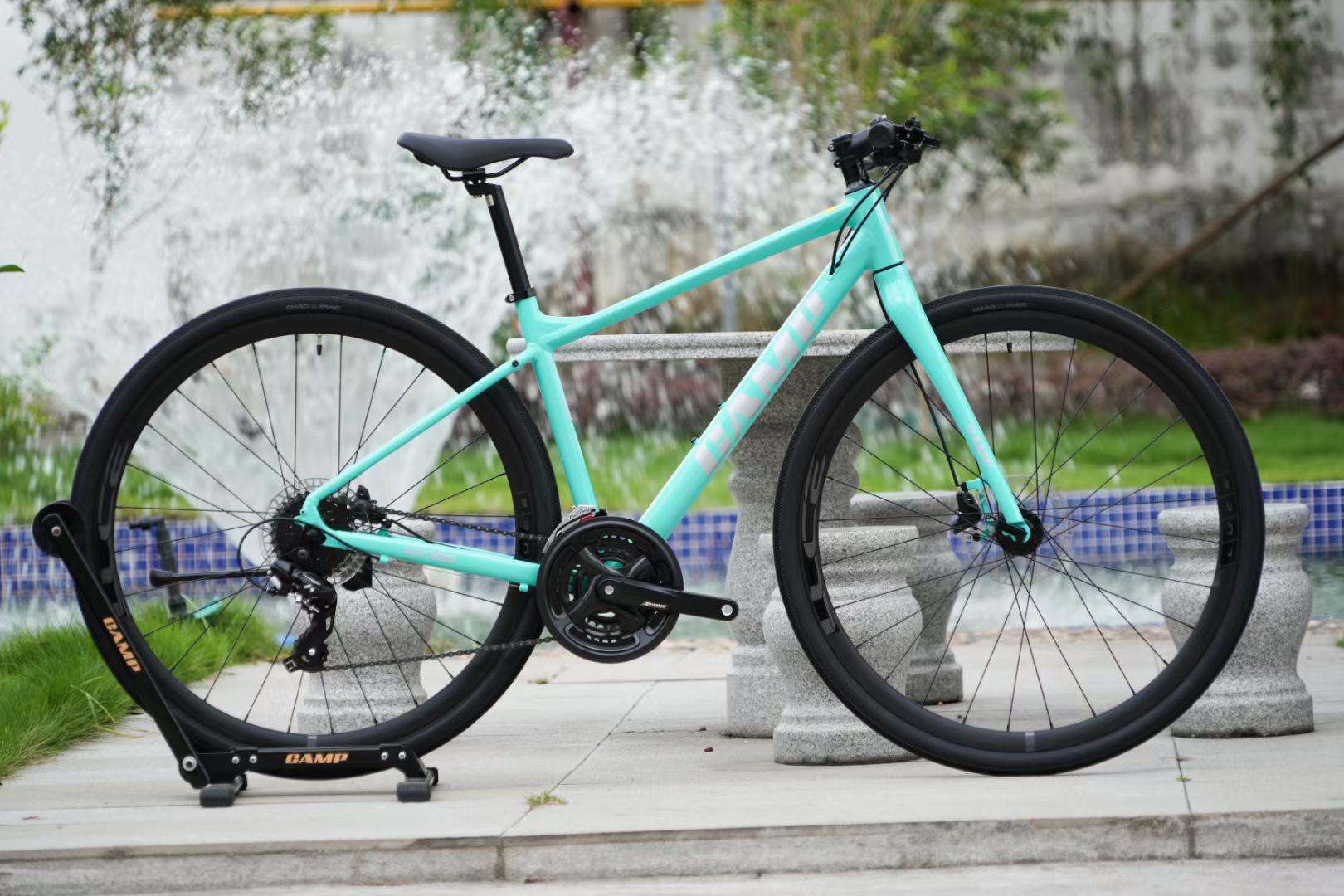 CAMP坎普GX100P平把公路车入门通勤代步24速油碟