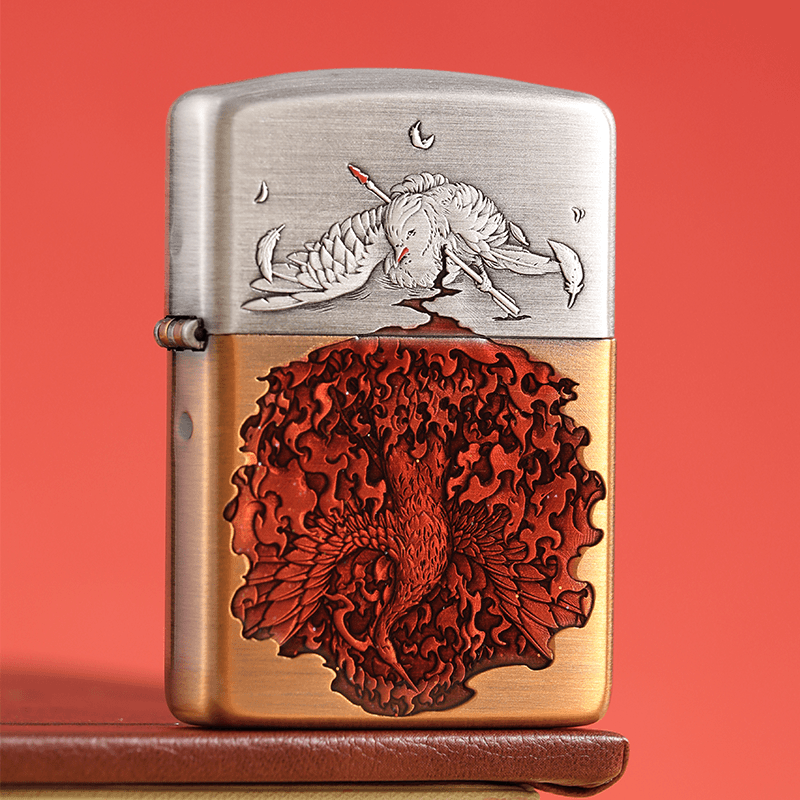 ZIPPO正品打火机/【凤凰涅槃】男士原装国风收藏DY9910FD【凯亚1