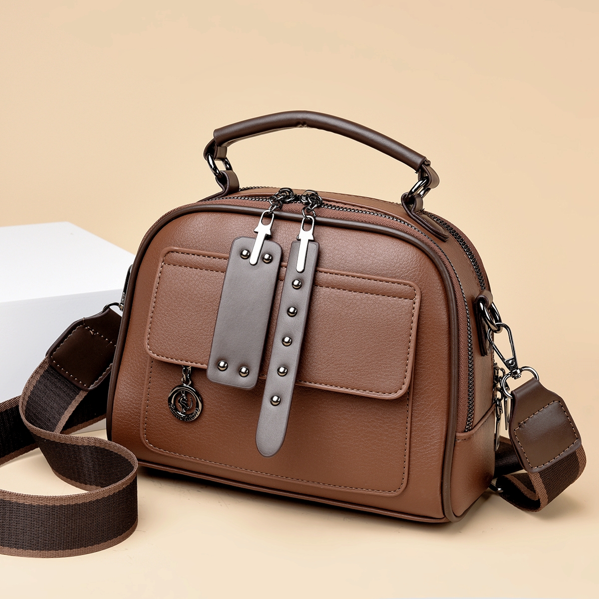 2025春夏新款手提包气质百搭单肩斜挎包高级感女包爆款通勤包包