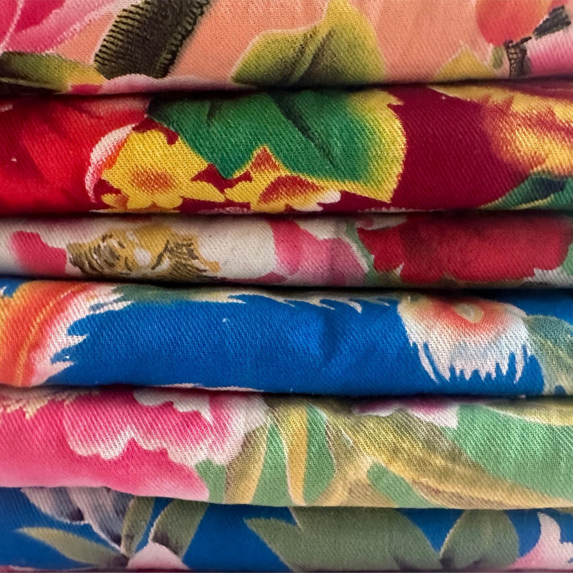 七八十年代大花布