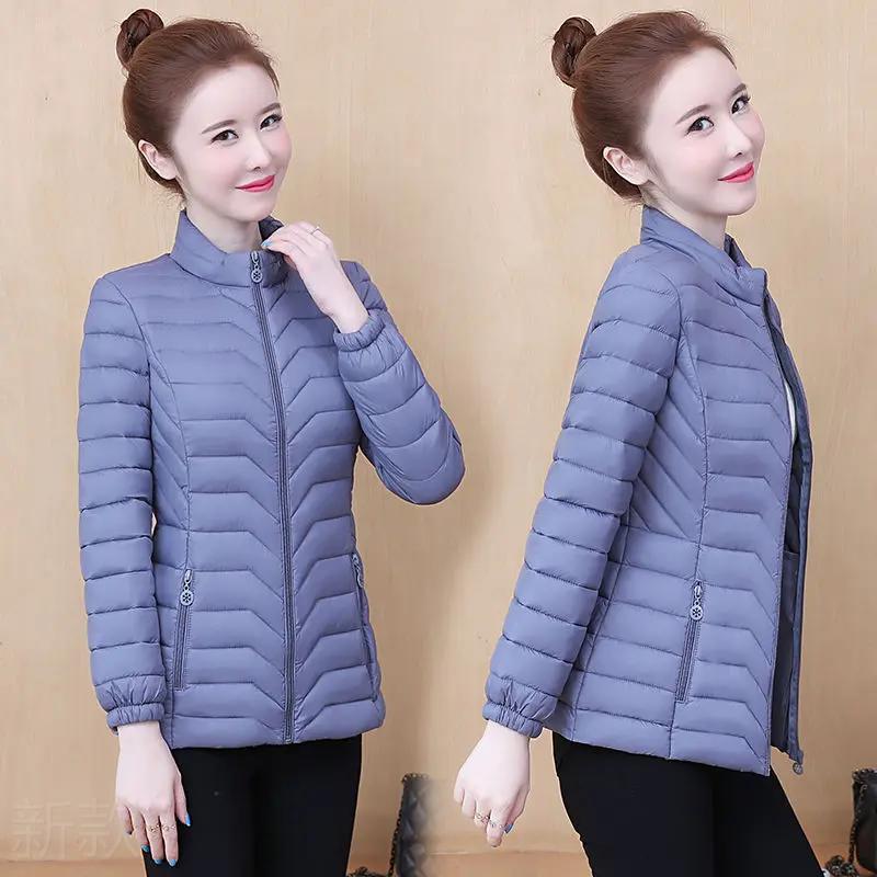 大码秋冬羽绒服羽绒服短款妈妈新款修身小羽2023轻薄时尚女新款
