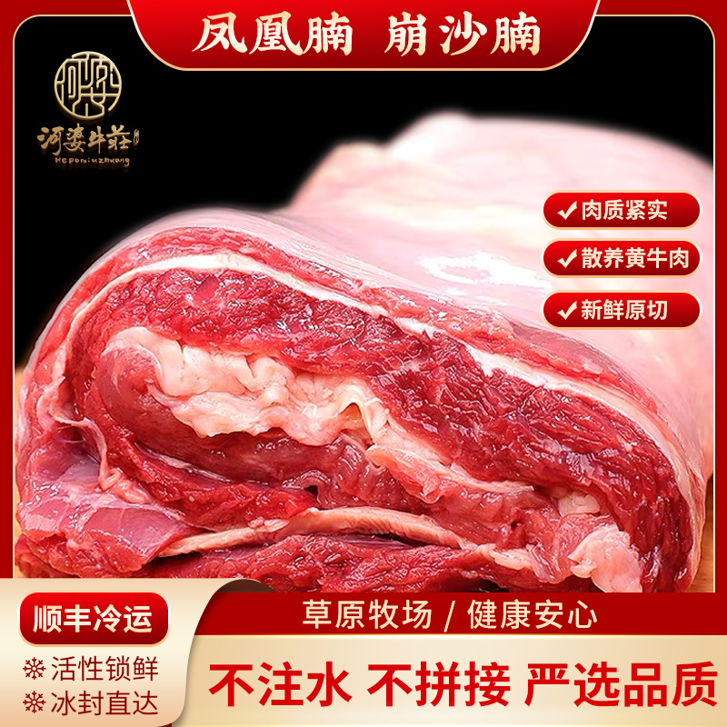 新鲜凤凰楠蹦沙腩红烧炖煮凉拌(整块牛肉牛腩牛腩肉新鲜现发在线)