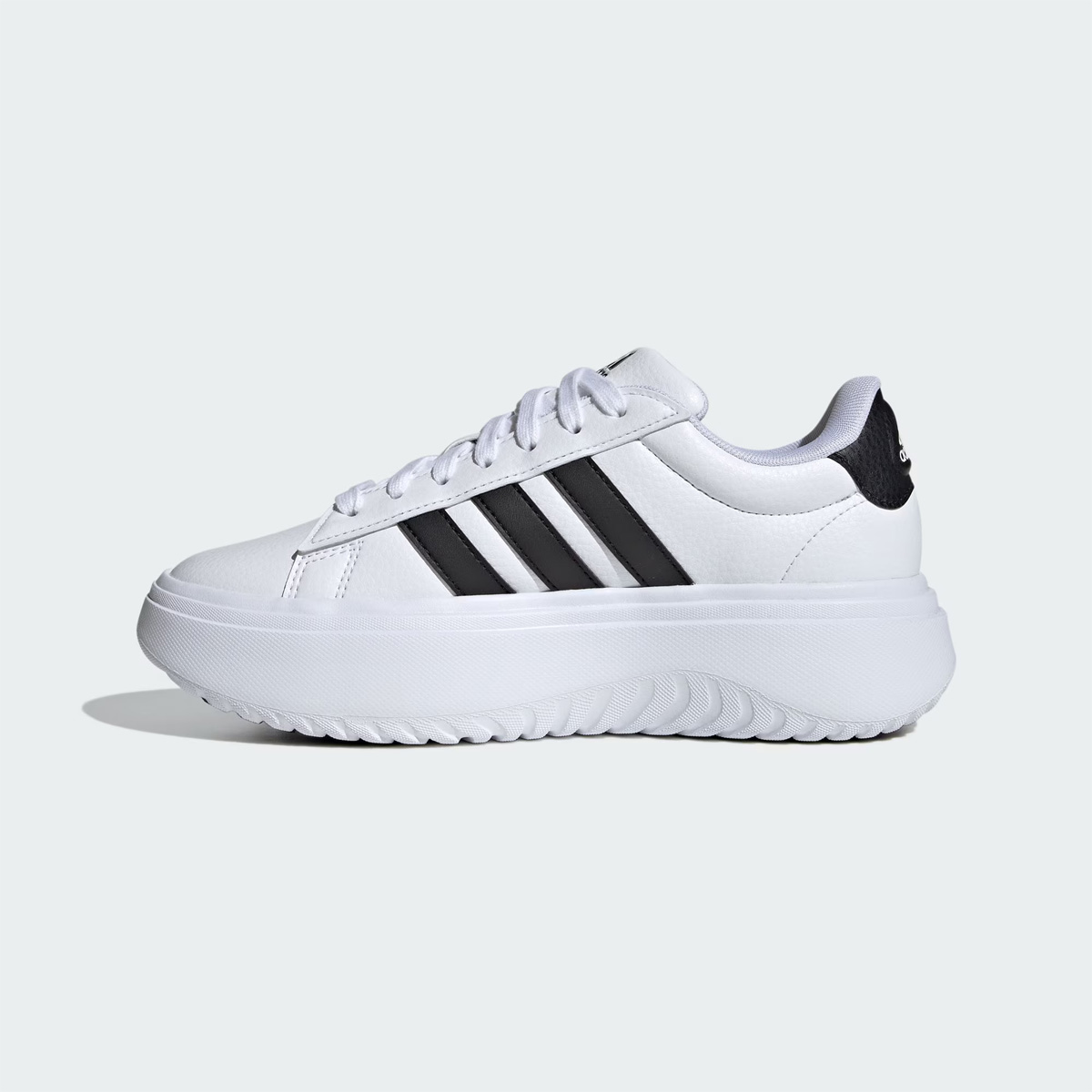 adidas阿迪达斯GRAND COURT女子潮流时尚厚底运动休闲鞋IE1092