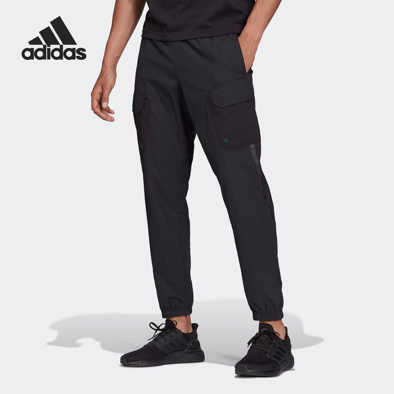 ADIDAS阿迪达斯M FI WV BST PT梭织透气运动常规休闲长裤H65367