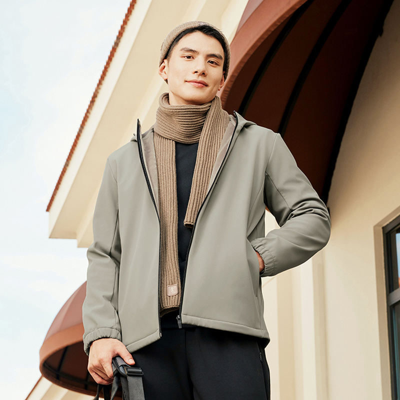 乔丹运动外套连帽2025年秋季新款保暖加厚舒适休闲男QDEFD3244088