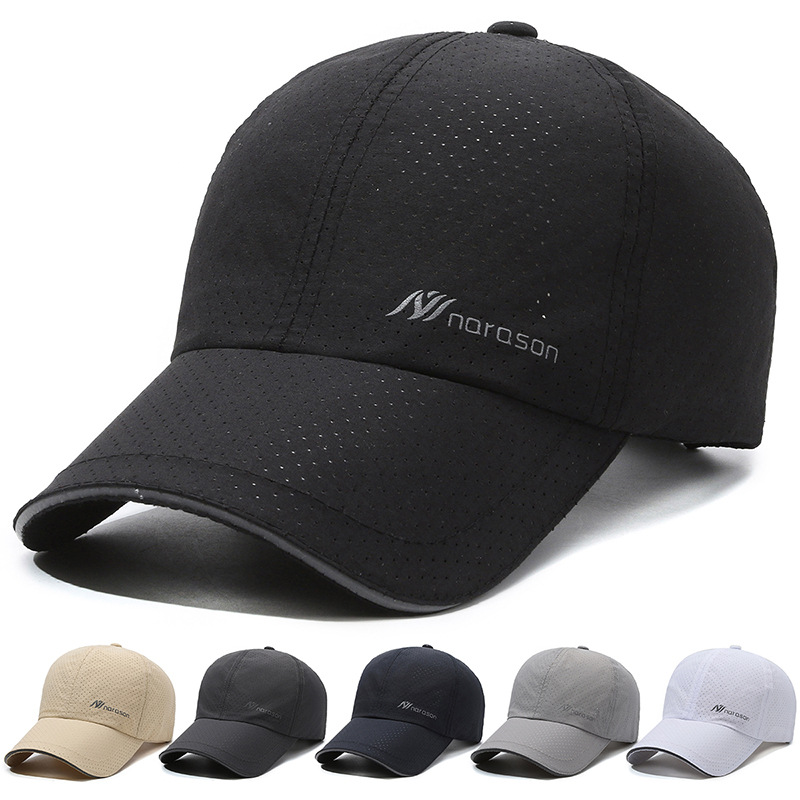 ZOCI品牌帽子男士透气冲孔速干帽户外棒球帽百搭休闲防晒运动