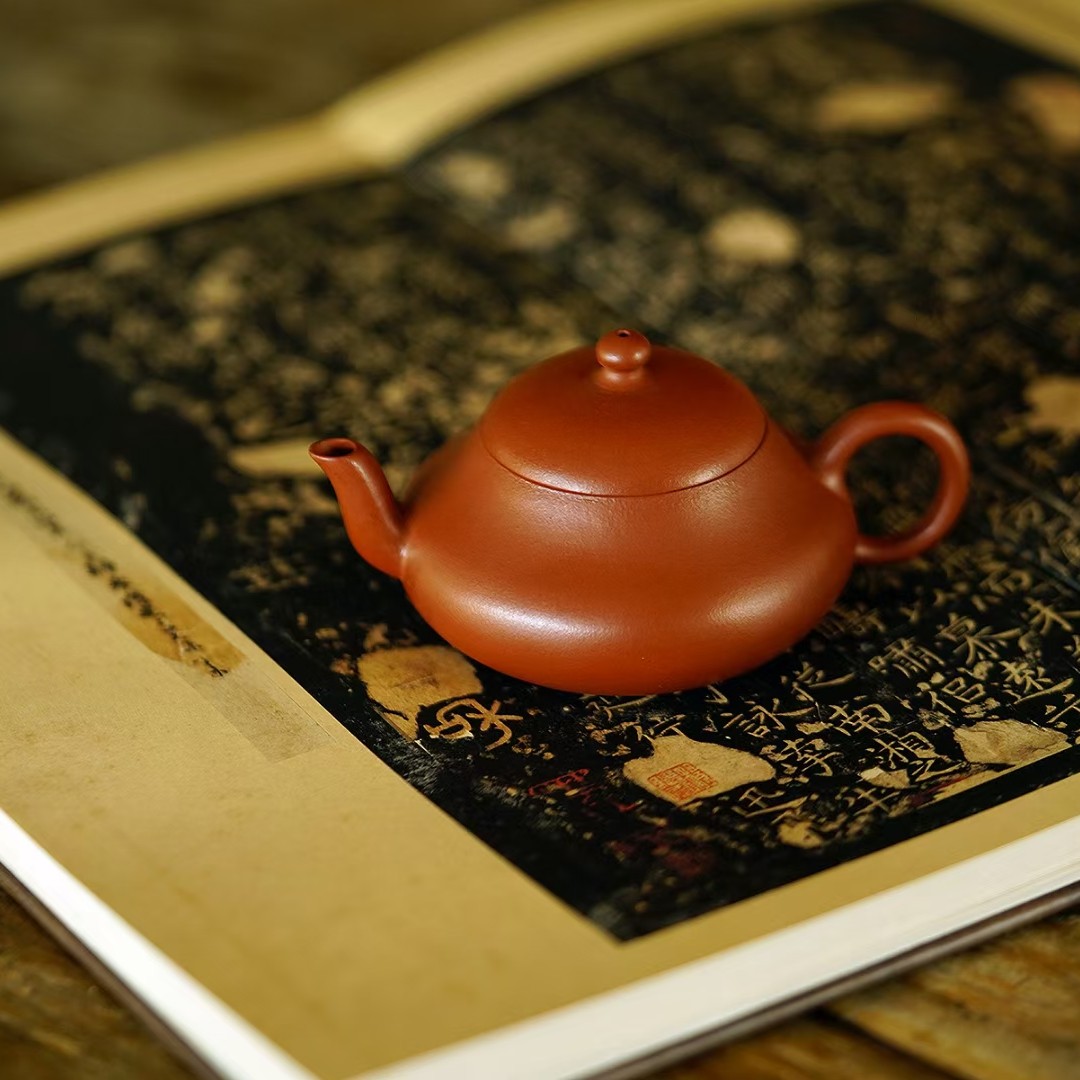 陈腐老朱泥摹古80目小煤窑朱泥 摹清君德壶容量75/110c活番气十足