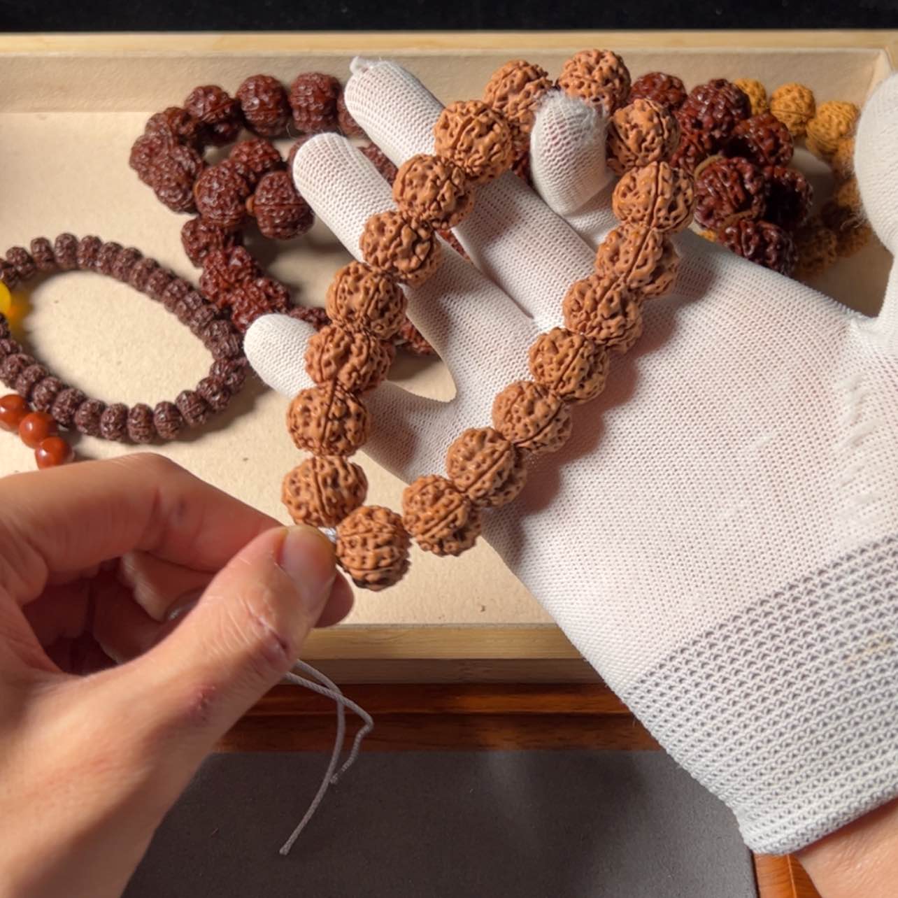 【闪购商品】金刚菩提手串用****918尺寸6瓣绝情