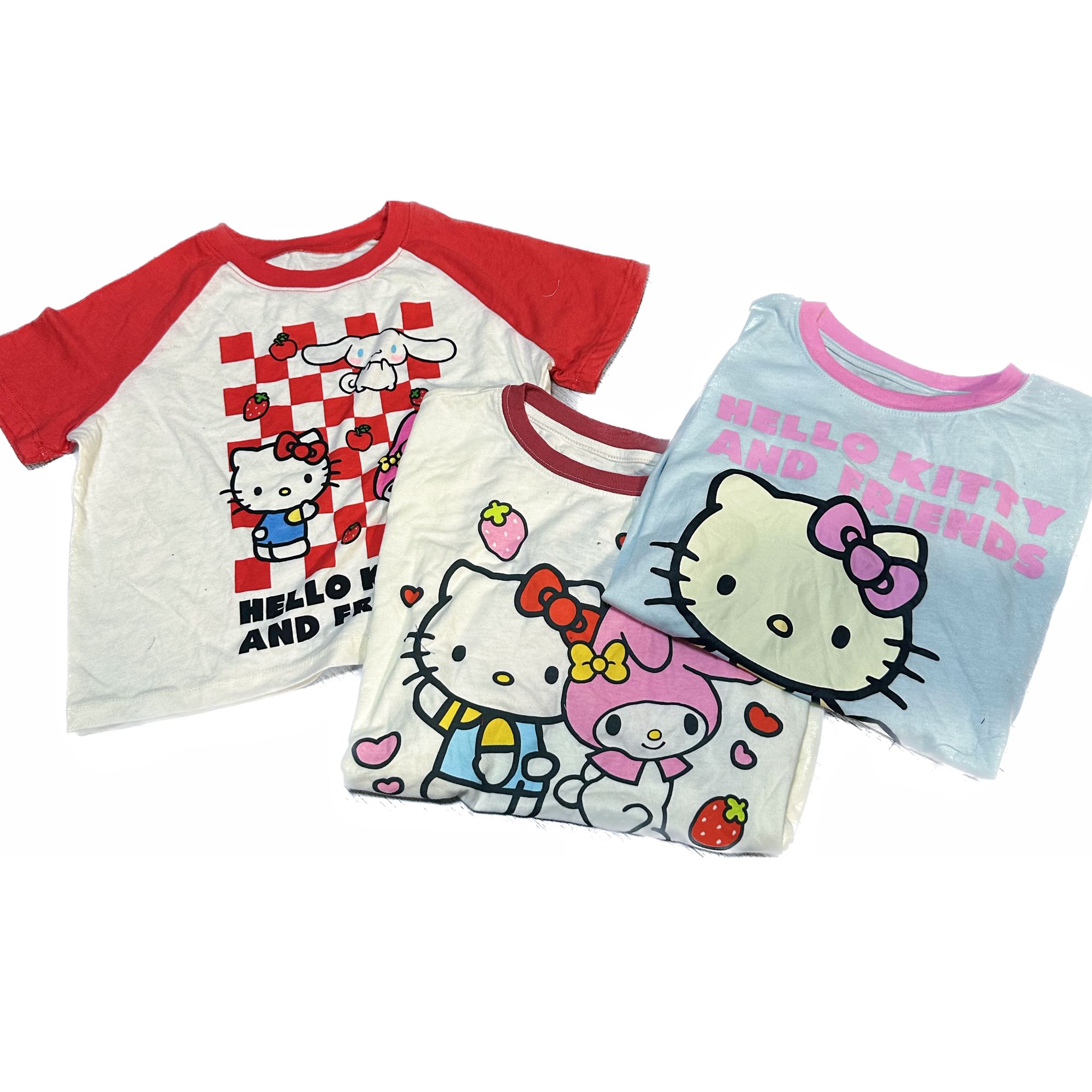 MI U推荐】百搭大码卡通可爱休闲短袖T恤圆领宽松韩版短袖外贸女装