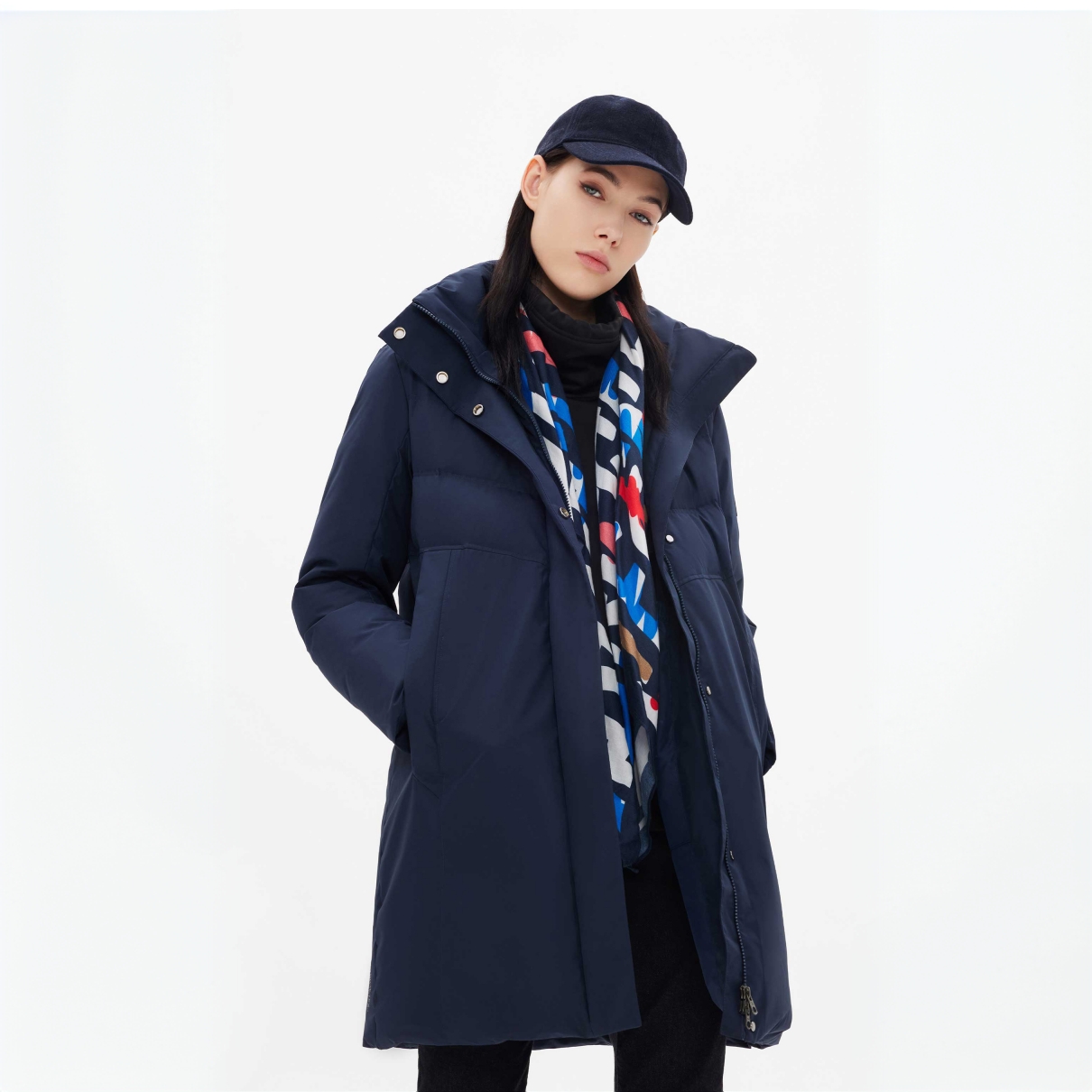 AIGLE艾高秋冬款女GTX INF防风透汽保暖时尚加厚羽绒服AF96