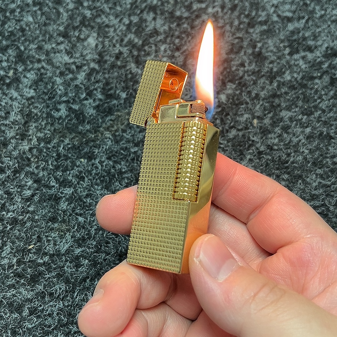 窄版煤油打火机 巴黎钉搓轮煤油打火机 侧滑加油打火机 包邮