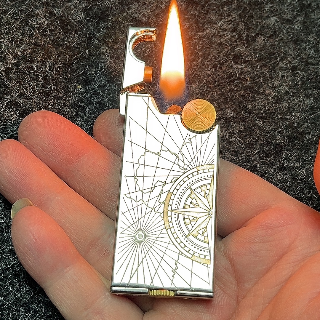 轻薄砂轮煤油打火机 薄款经典砂轮煤油打火机 包邮