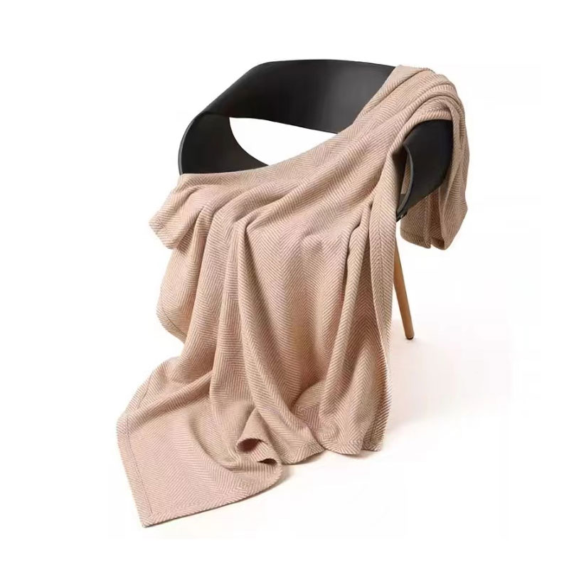 露营毯车载毯纯色羊毛毯保暖羊毛人字款很实用亲肤女士盖简约时尚