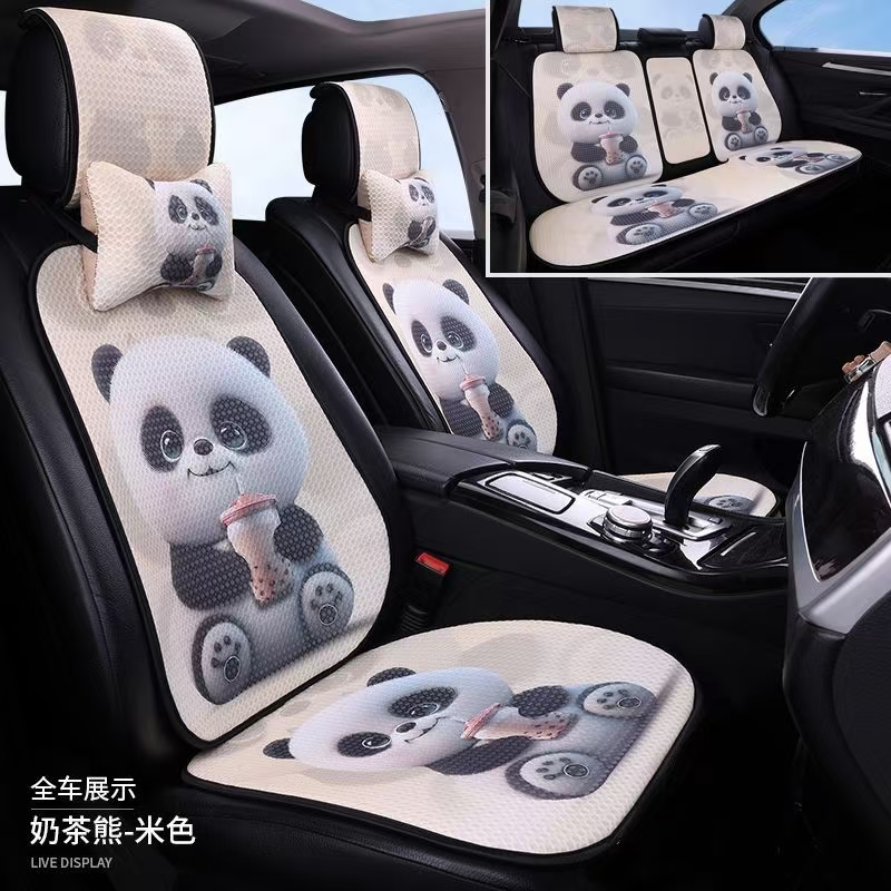 汽车坐垫年终促销双12汽车专用四季通用时尚卡通透气防滑座椅垫