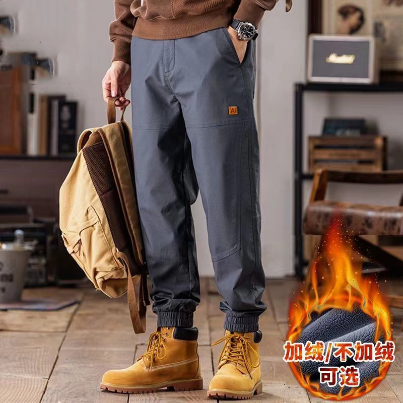9070加绒-男女同款-3色可选加绒冬季美式工装裤弹力宽松百搭硬汉