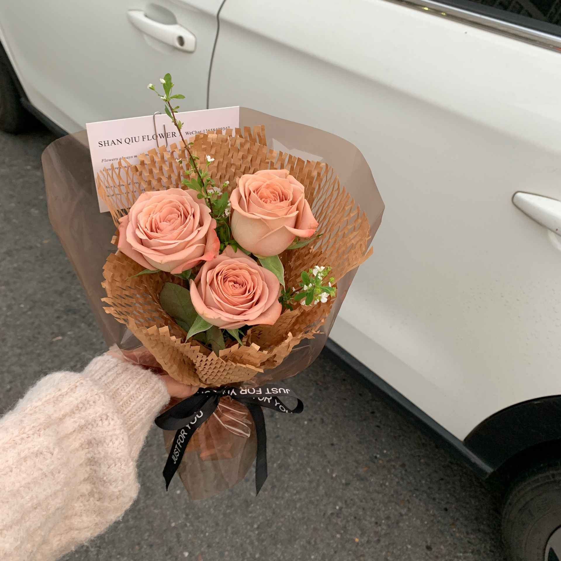 【全国可送】团购鲜花三支小花束同城配送送朋友闺蜜女友鲜花礼物