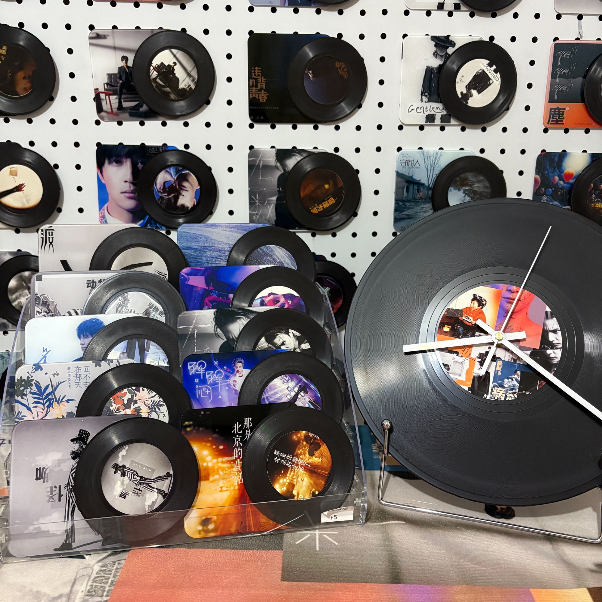 【现拍现拆】薛之谦NFC音乐旋转黑胶唱片卡片亚克力材质送人摆件DIY