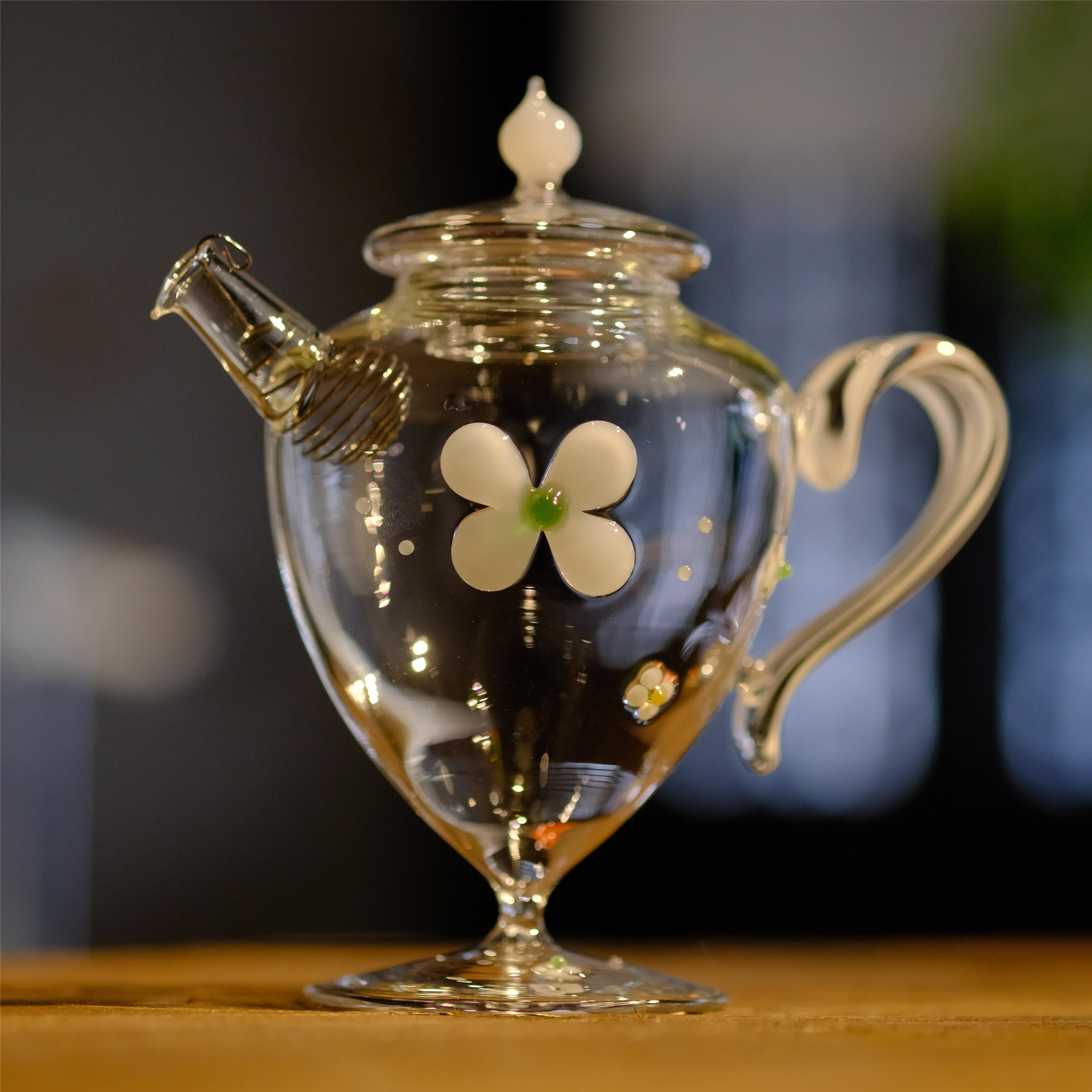 小喜宅 小喜卿四叶草高足壶（容量约160ml）