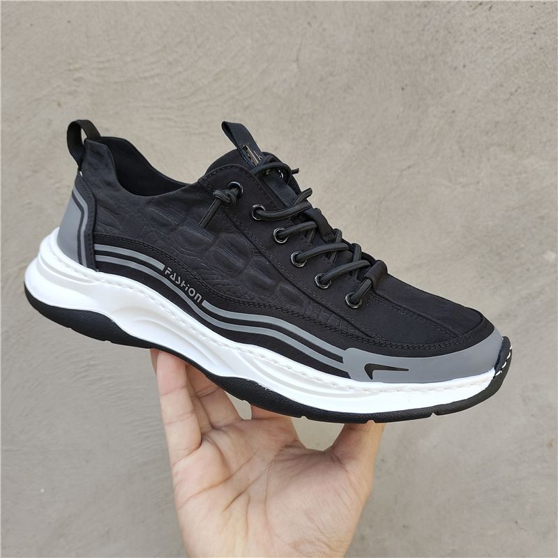 男鞋2023春夏季新款布鞋透气舒适厚底休闲鞋防滑轻质懒人帆布鞋潮