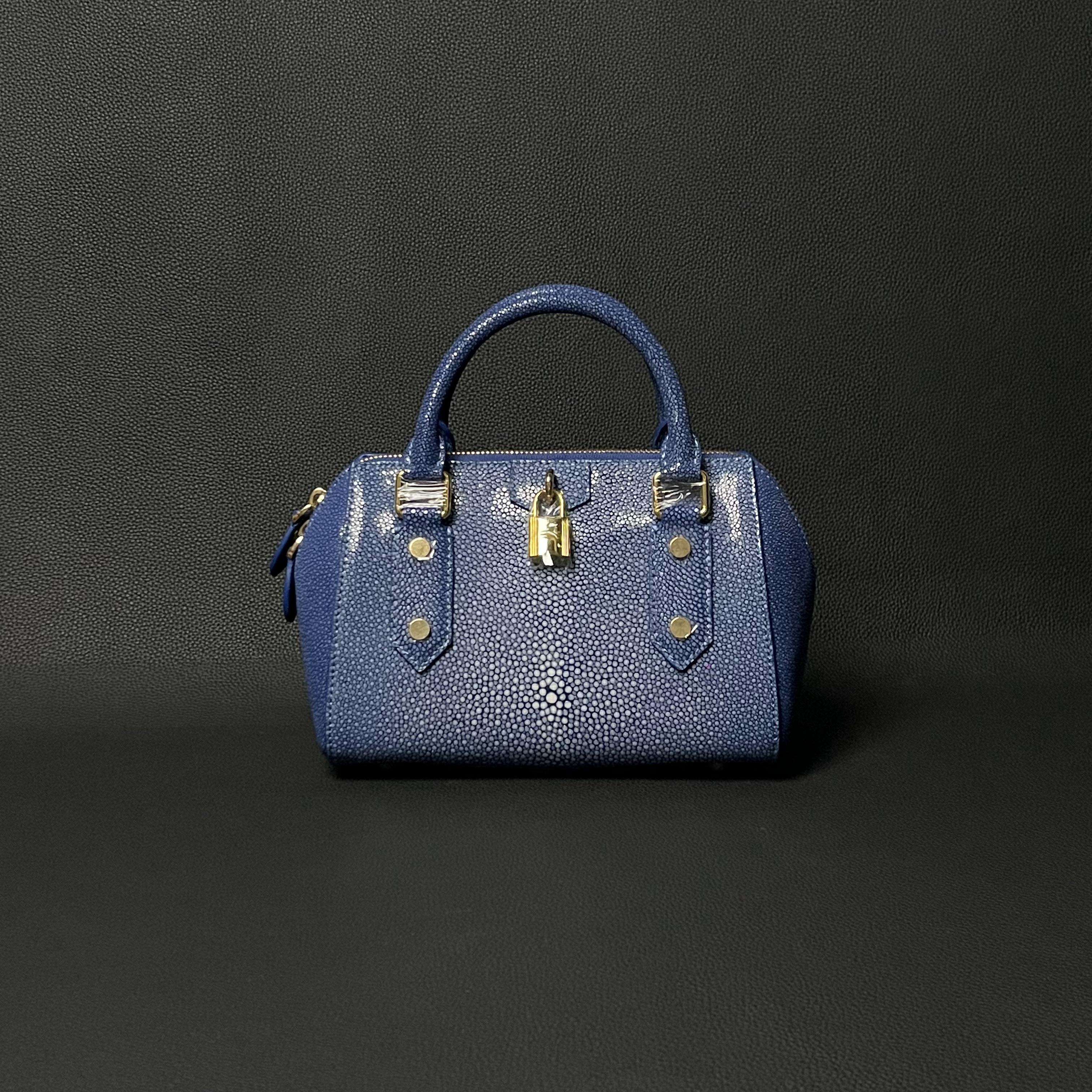 深海珍珠鱼（枕头手提包）原创小众女士手提包轻奢经典真皮包包女款