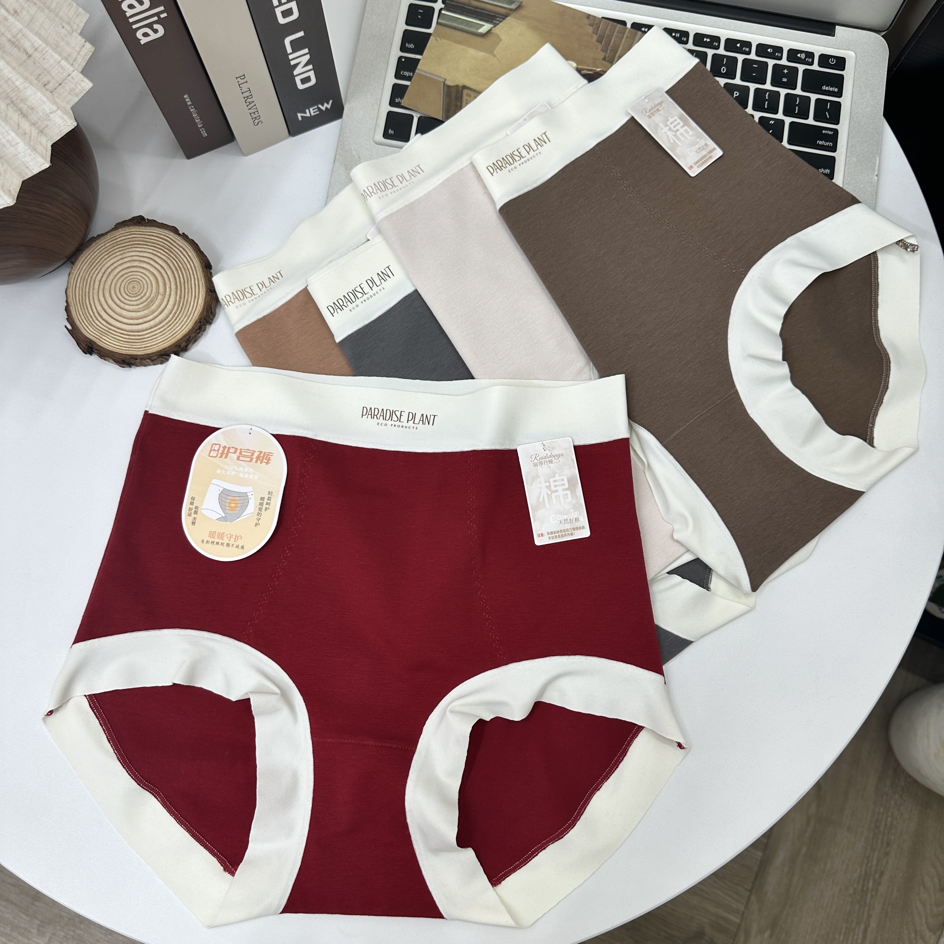 【90-140】新品冬季95棉高腰内裤女士亲肤透气暖宫抑菌三角裤 V501 