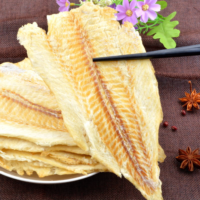 樵村渔夫青岛软烤 鳕鱼片 烤鱼片即食青岛鱼片250g/包