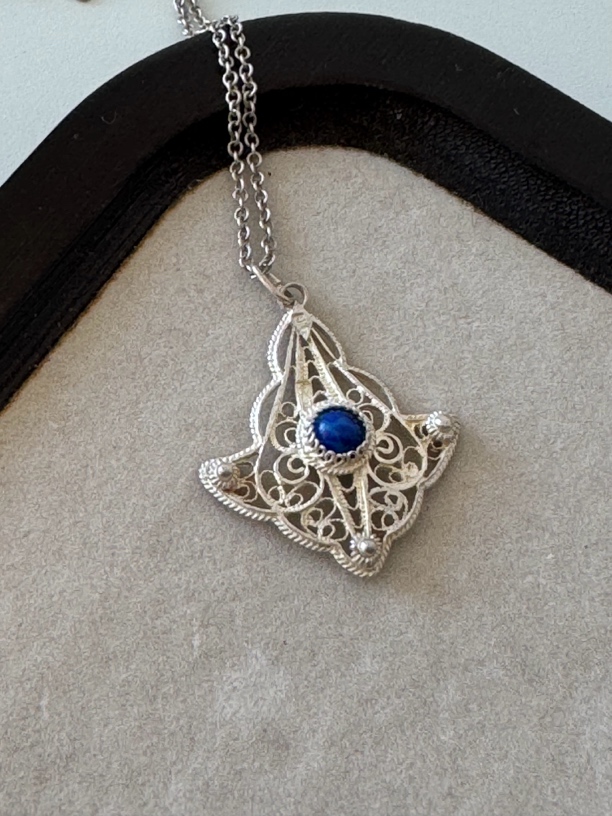 合金锆石项链 合金欧洲复古风项链