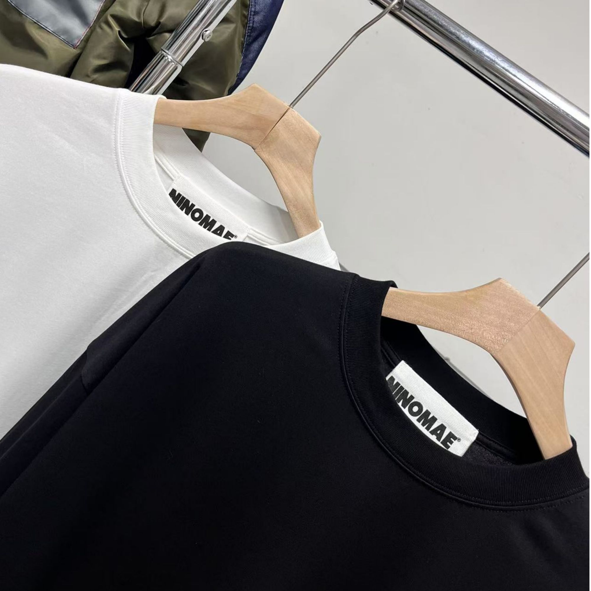 【NINOMAE系列】T恤是我基础黑白色长袖T恤