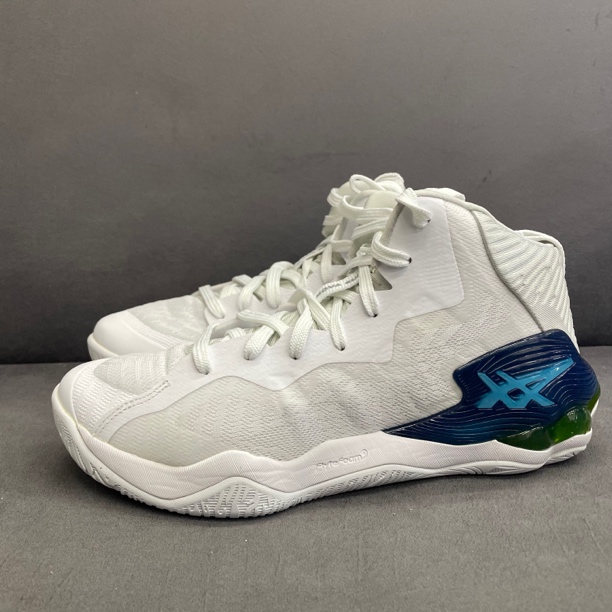 40.5码亚瑟士白色A006/篮球鞋/95新原盒/1061A027-100