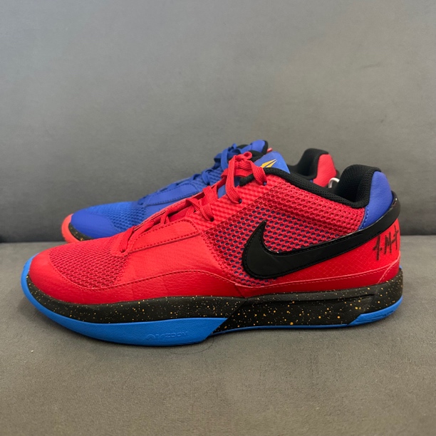 44.5码/莫兰特1 红蓝/411679/篮球鞋/95新原盒/