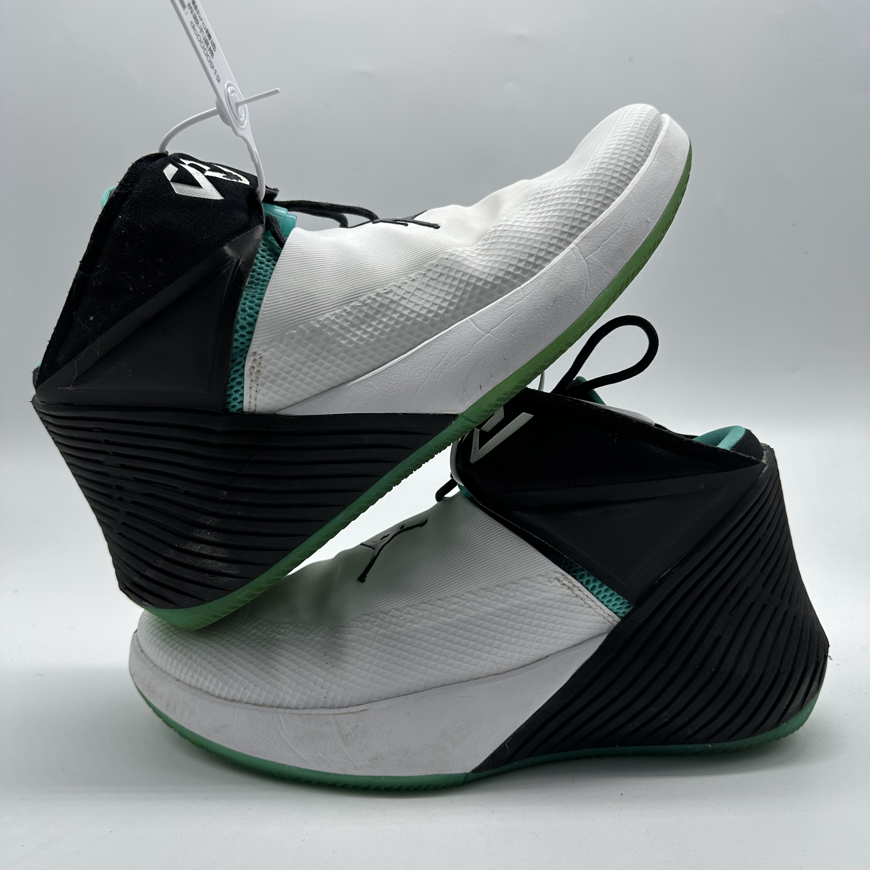 44.5码/威少1 黑白/篮球鞋/95新无原盒/AA2510-103